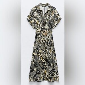 ZARA Tropical Maxi small Dress – Brand New Without Tag